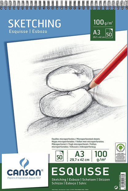 Canson 1557 100gsm 70 Sheet Pads