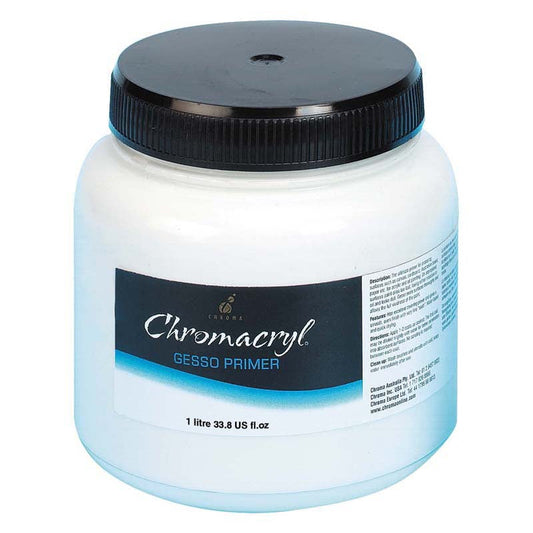 Chromacryl Gesso Primer Medium 1 Litre