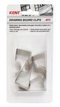 Kent Drawing Board Clips Pack Of 4
