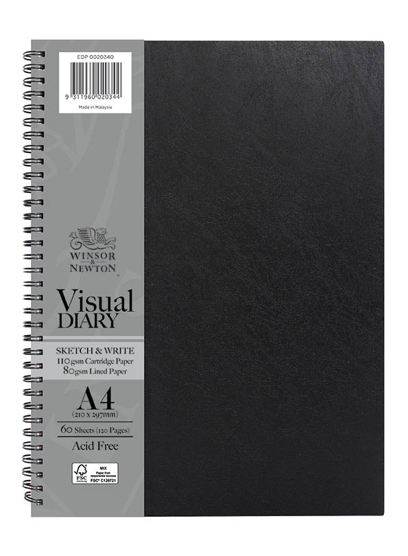Winsor & Newton A4 Sketch & Write Visual Diary