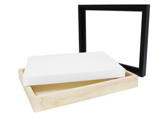 Jasart Floater Frame Thin Edge 24x36inch Natural - Pack Of 5