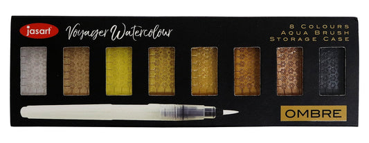 Jasart Voyager Watercolour Metallic Ombre Pans Set of 8