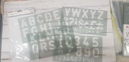 Kent Lettering Stencil 50mm