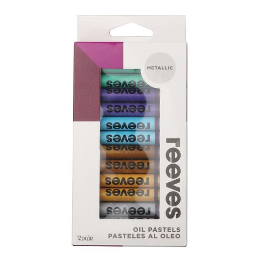 Reeves Oil Metallic Pastels Set Of 12