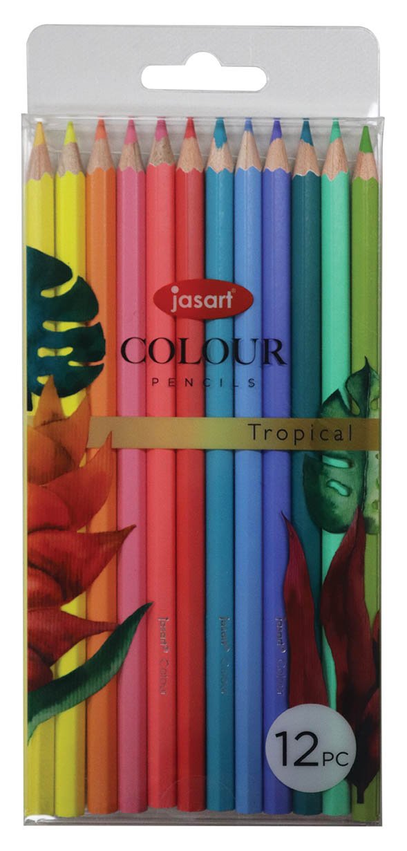 Jasart Studio Tropical Tones Pencils Set Of 12