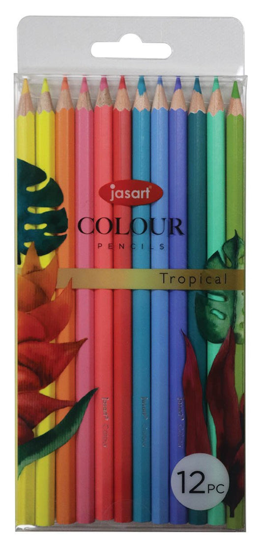 Jasart Studio Tropical Tones Pencils Set Of 12