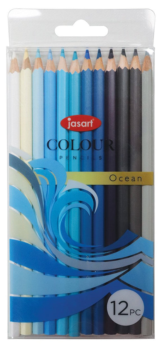 Jasart Studio Ocean Tones Pencils Set Of 12