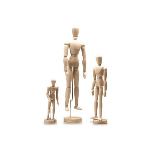 Jasart Wooden 12 Inch Male Manikin