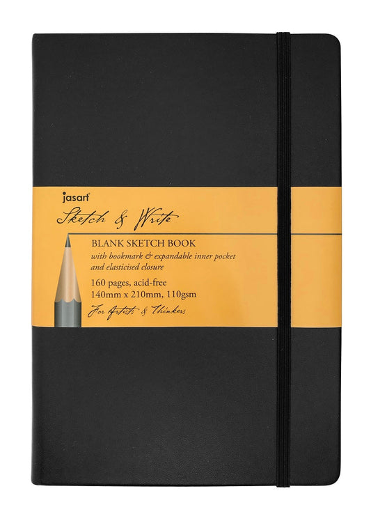 Jasart Sketch & Write Blank 110gsm 160 Pages Notebooks