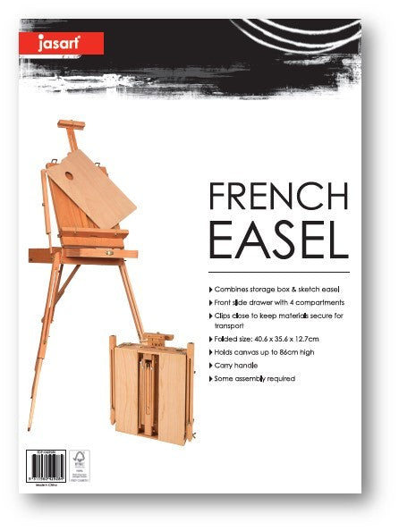 Jasart Adjustable Elm Wood French Easel