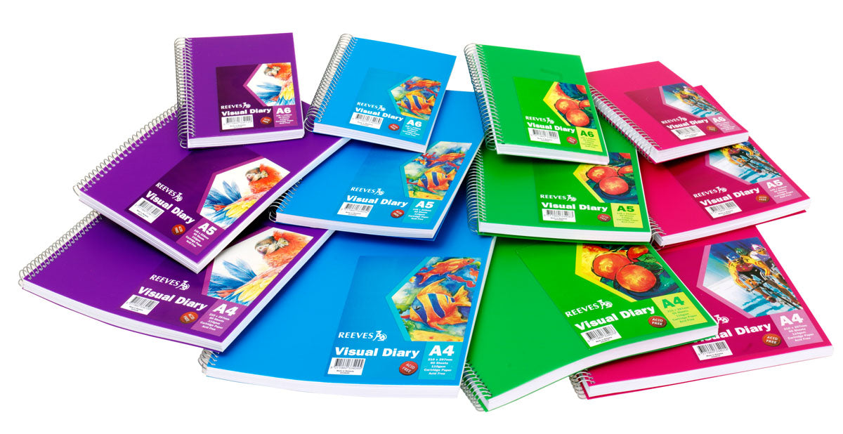 Reeves 110gsm A4 60 Sheet Visual Diaries – The Ink Spot