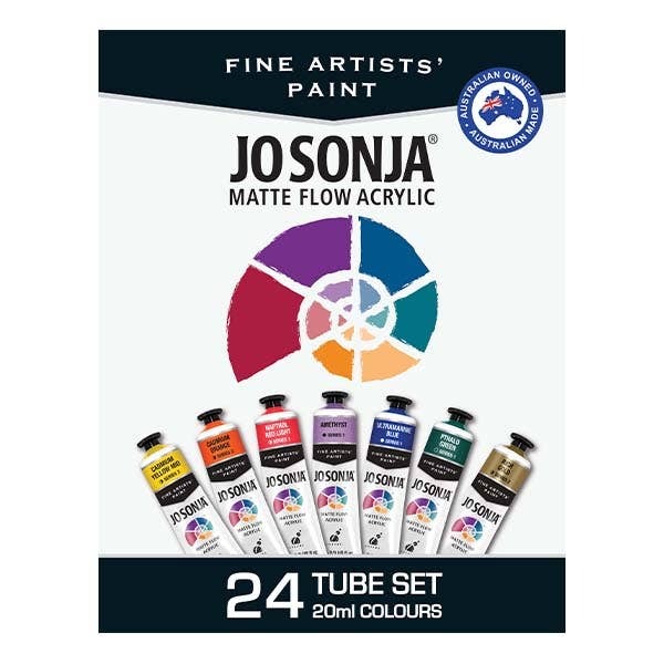 Jo Sonja Acrylic Paint 20ml Set Of 24