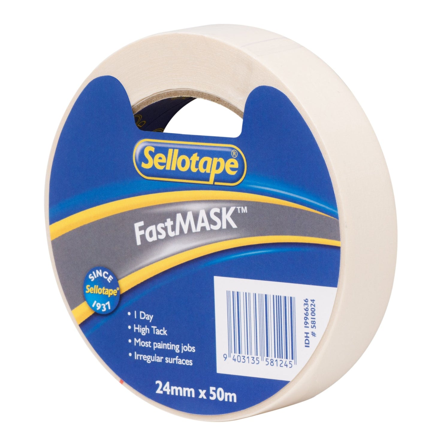 Sellotape 5810 Fastmask General Purpose Masking Tape Size 50m