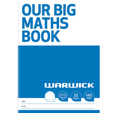 Warwick Our Big Maths Modelling Book 30mm Quad 32 Page