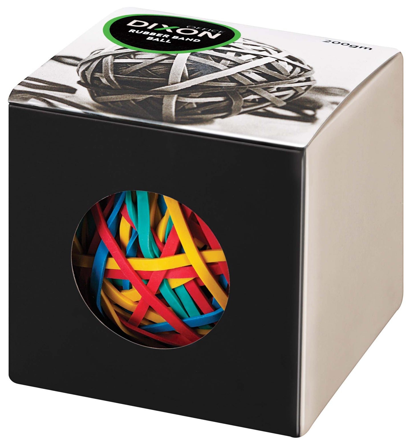Dixon Rubber Band Ball 200gm Assorted Colours