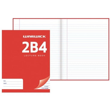 Warwick Lecture Book 2b4 94 Leaf Ruled 7mm 230x180mm