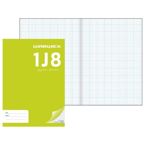 Warwick Exercise Book 1j8 36 Leaf A4 Quad 5mm