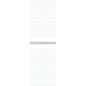 Warwick Notebook 8b3 50 Leaf Spiral Ruled 7mm 100x165mm
