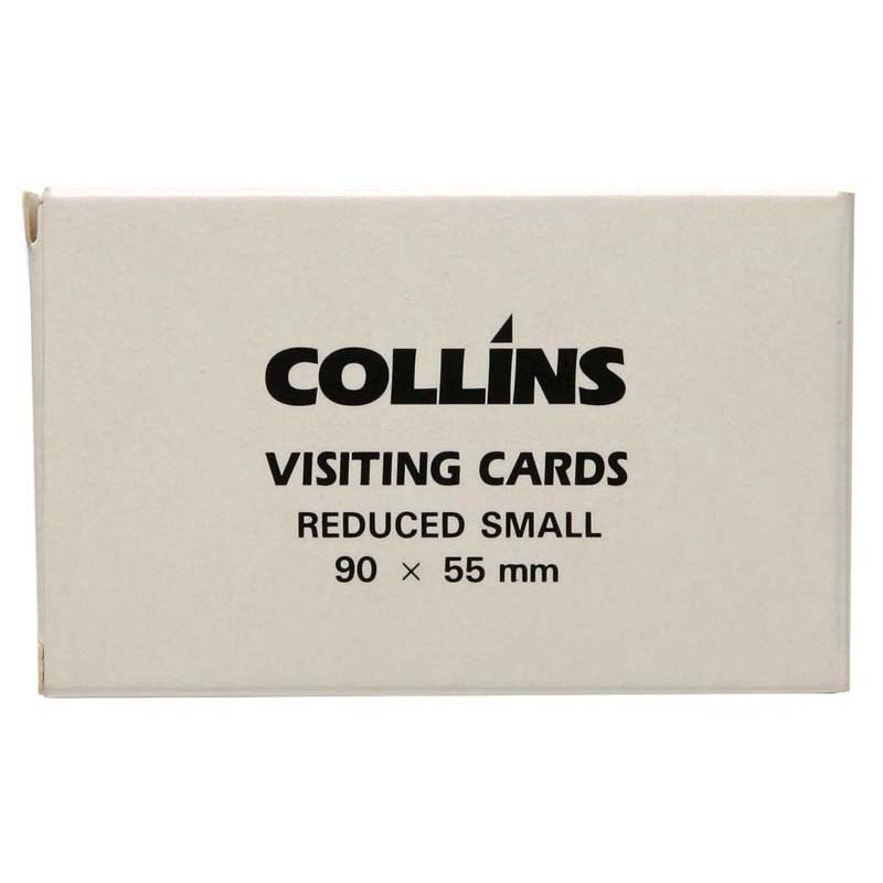 Collins Visiting Cards Reduced Small 210 Gsm Size 90x55mm Packet 52