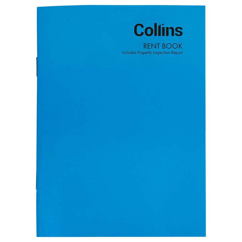 Collins Rent Book 12 Leaf 60 Gsm 102mm X 148mm