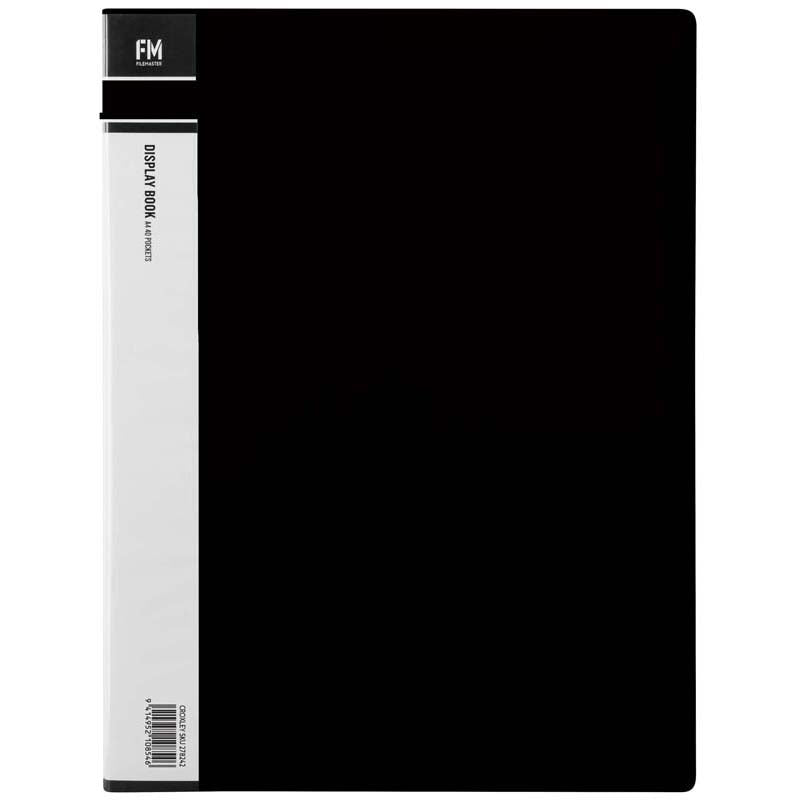 FM Display Book Size A4 40 Pocket Polypropylene