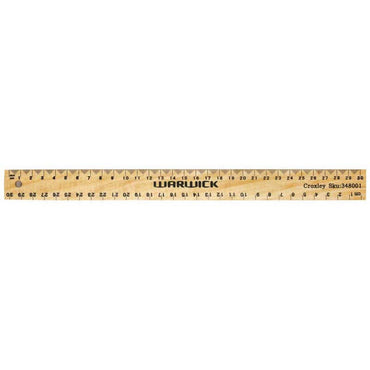 Warwick Ruler Wooden Size 30cm