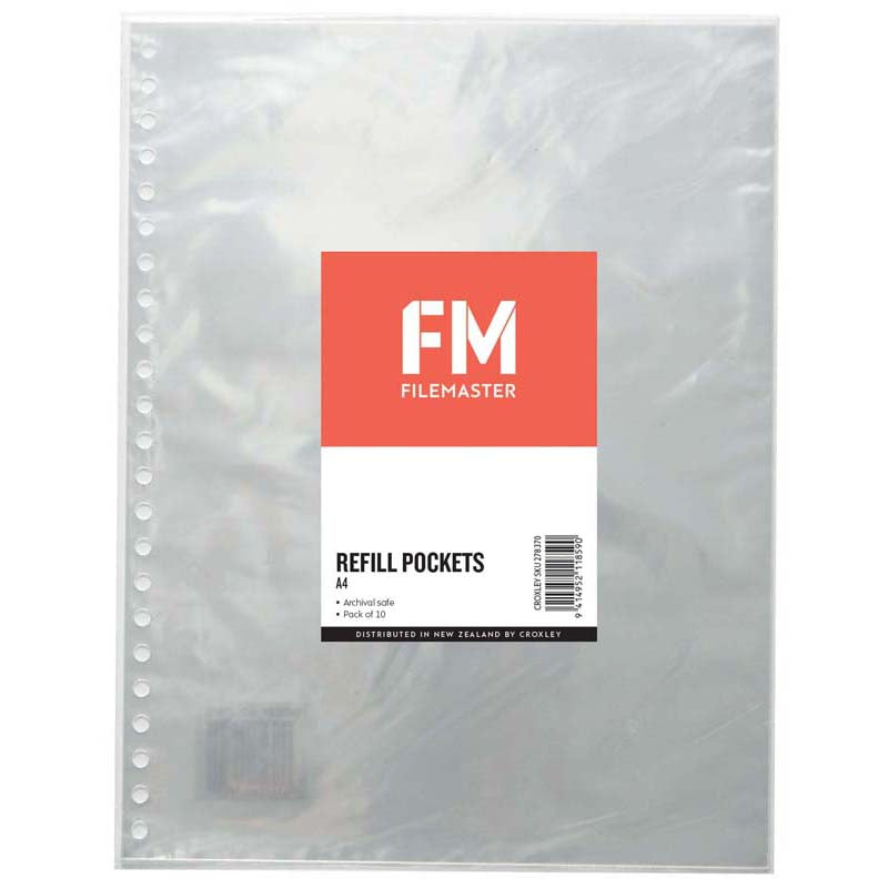 FM Refill Size A4 10 Pack For Refillable Display Book