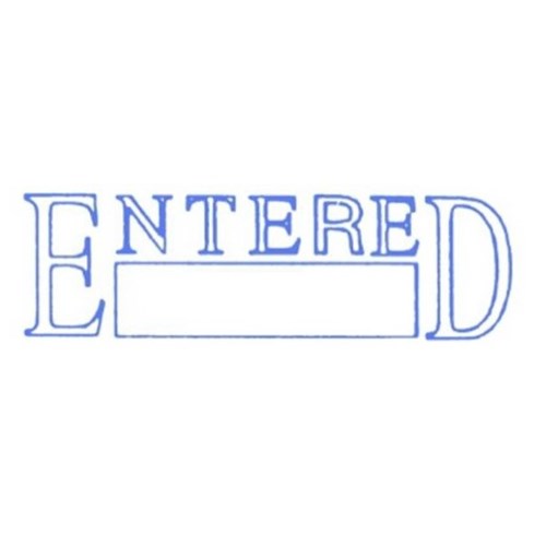 Dixon "entered" Stamp 029 Blue