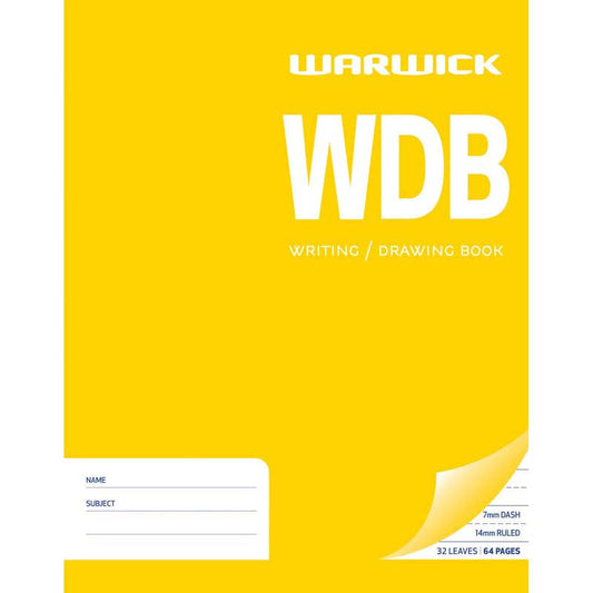Warwick Exercise Writing & Drawing Book 32 Leaf 230x180mm