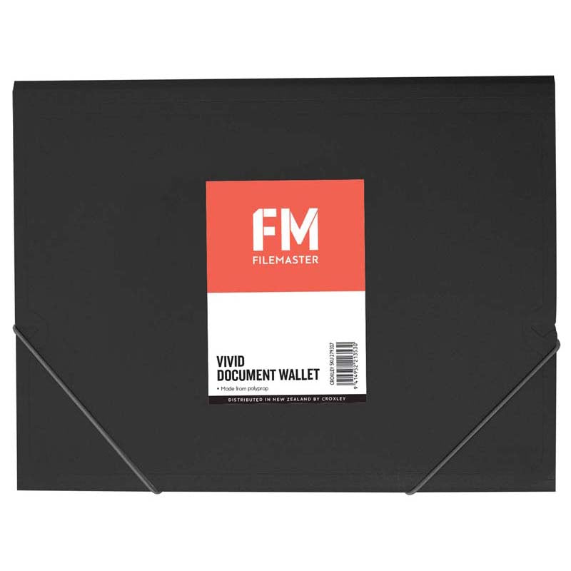 FM Document Wallet Polypropylene Vivid Size A4