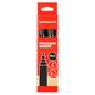 Warwick Permanent Marker Pen Black Bullet Tip Blister 2 Pack