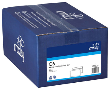 Croxley Envelope C6 Seal Easi Wallet Box Of 500