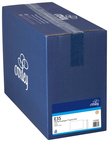 Croxley Envelope E35 Manilla Tropical Seal Pocket Box Of 250