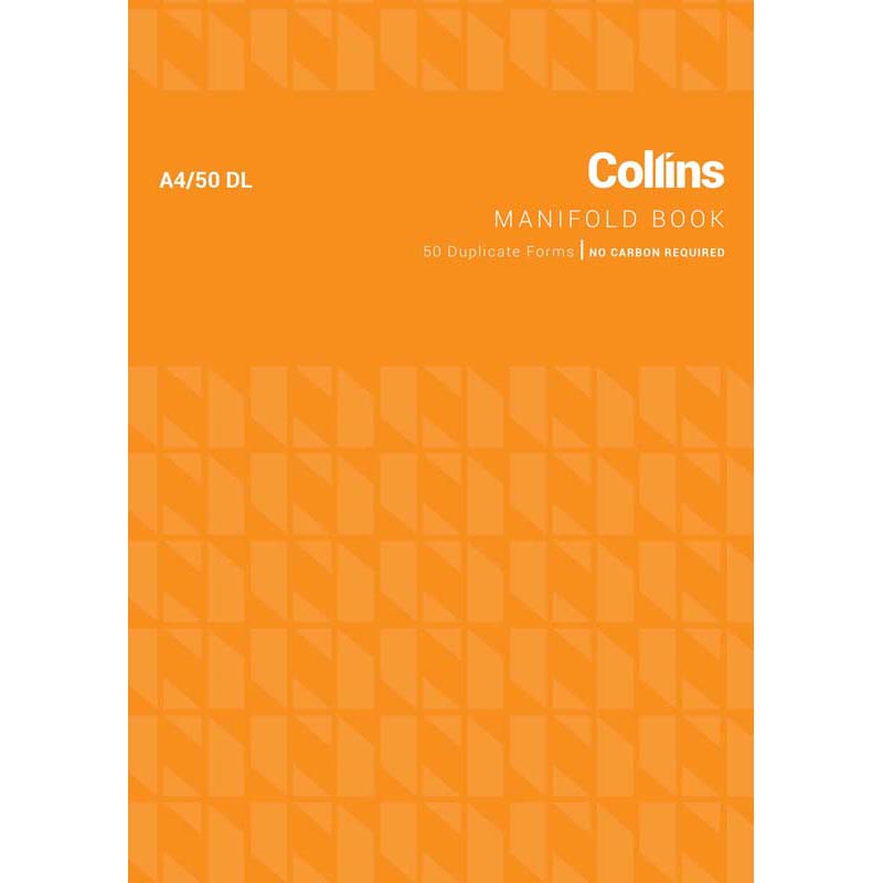 Collins Manifold A4/50dl No Carbon Required
