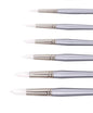 Jasart White Taklon Round Short Handle Brushes