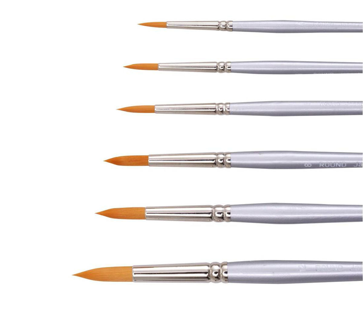 Jasart Gold Synthetic Round Brushes