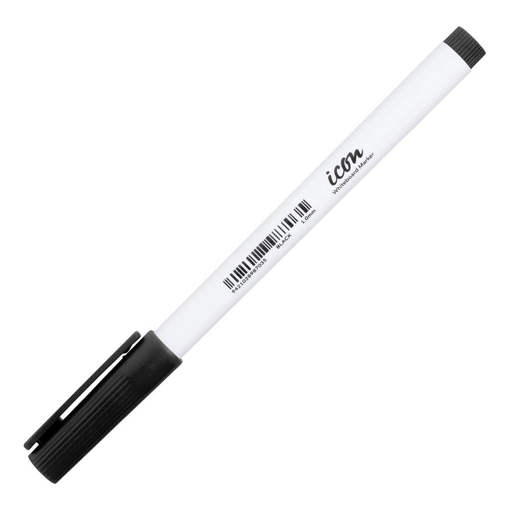 Icon Whiteboard Marker Slim Barrel Fine Tip - Pack Of 12