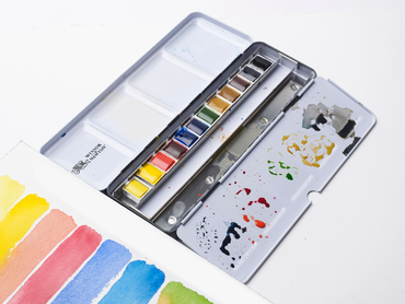 Winsor & Newton Professional Watercolour Half Pan Paints Set Of 12