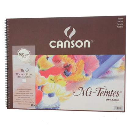 Canson Mi-Teintes White 160gsm 16 Sheets Sketch Pads