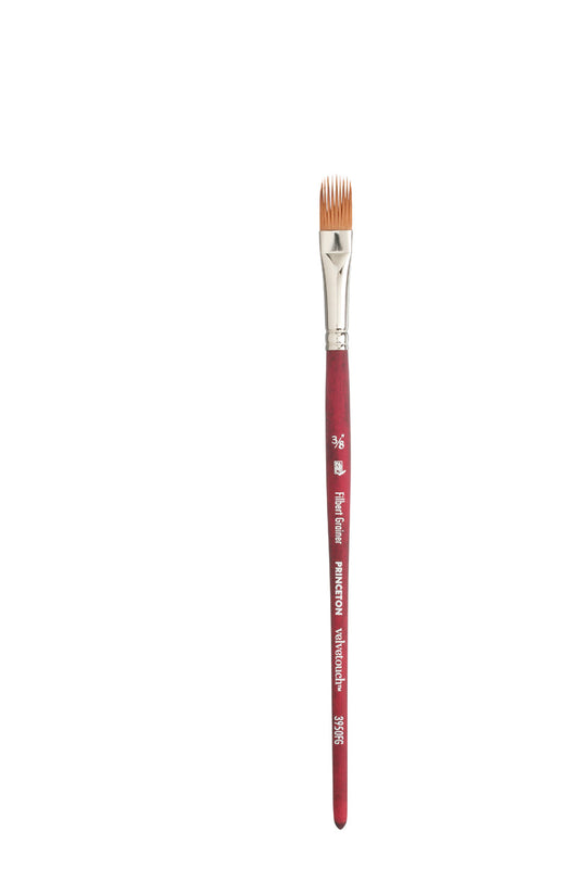 Princeton Velvetouch Synthetic Filbert Grainer Brush 3/8 Inch