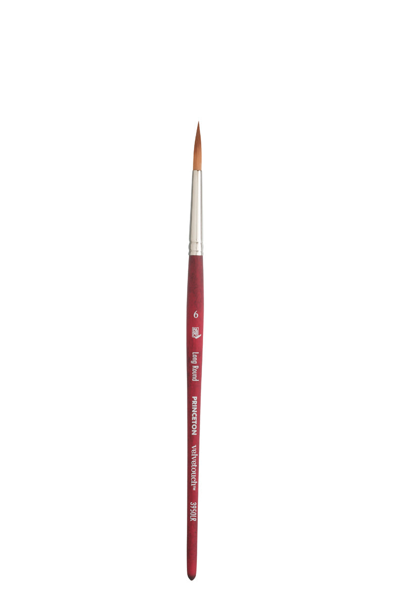 Princeton Velvetouch Synthetic Long Round Brushes