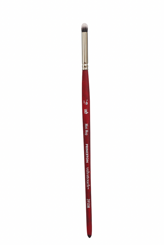 Princeton Velvetouch Synthetic Mini Mop 1/8" Brush