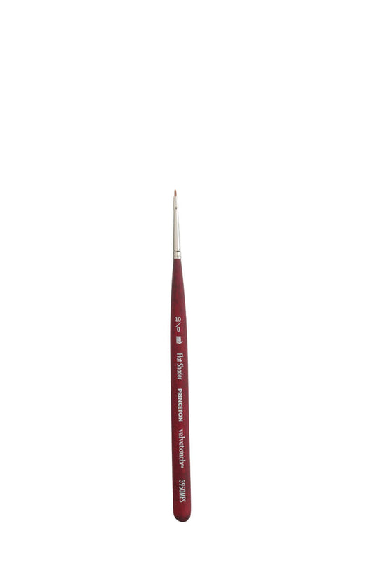 Princeton Velvetouch Synthetic Mini Flat Shader Brushes