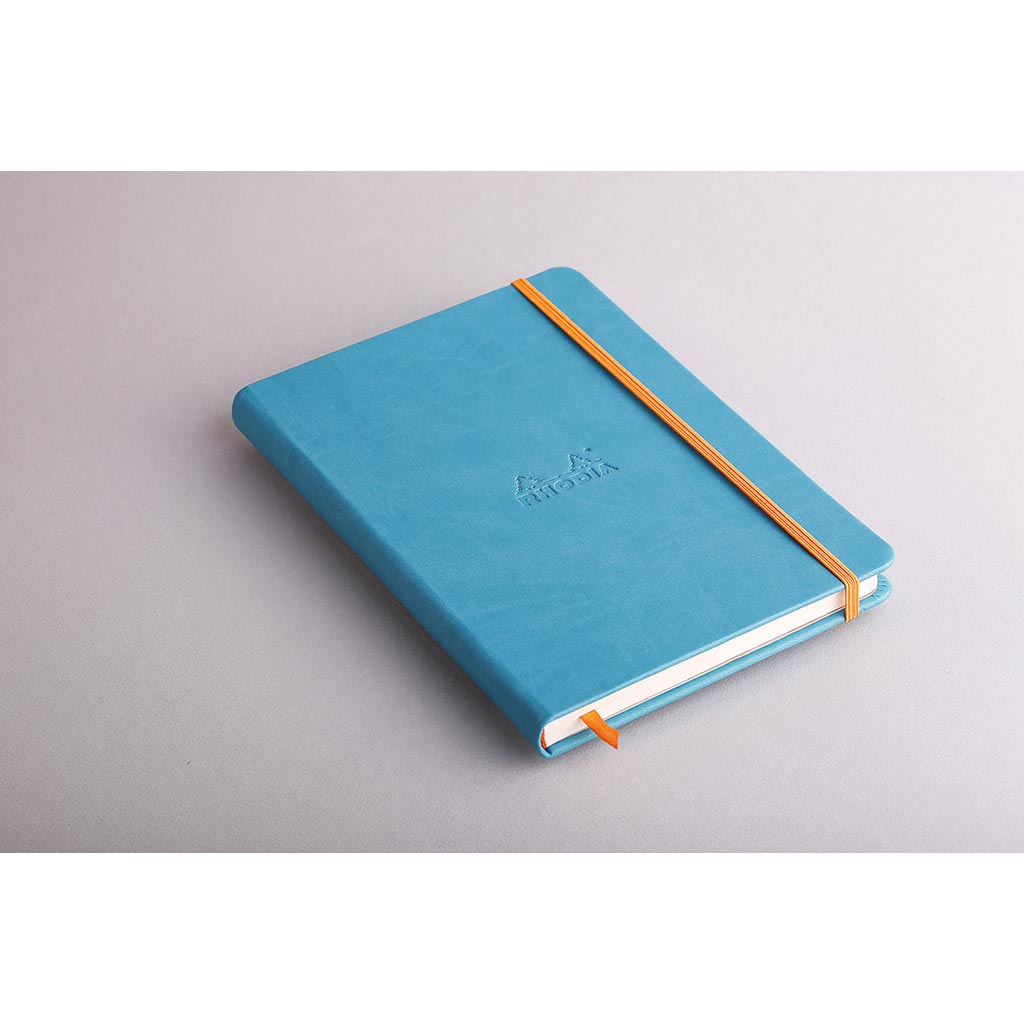 Rhodiarama Hardcover Notebook A5 Blank Turquoise