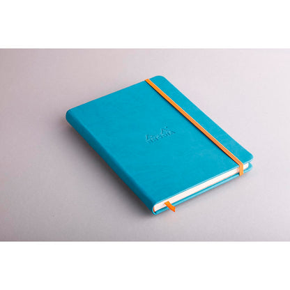 Rhodiarama Hardcover Notebook A5 Blank Turquoise