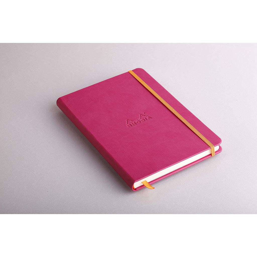 Rhodiarama Hardcover Notebook A5 Blank Raspberry