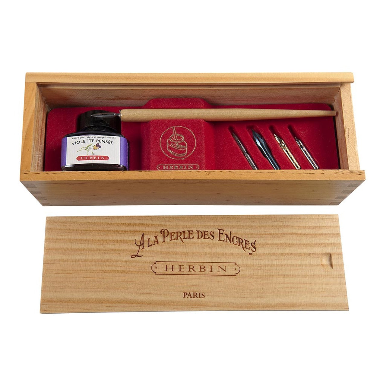 Jacques Herbin Writing Set Violette Pensee
