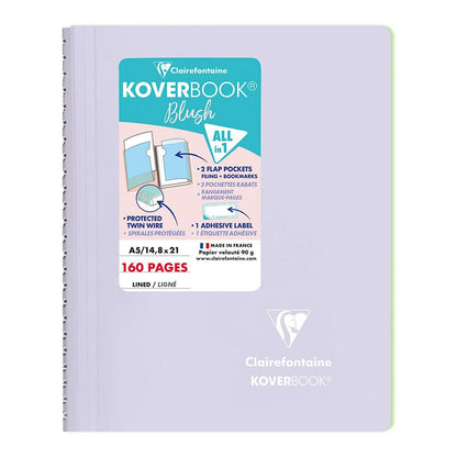 Clairefontaine Koverbook Spiral Blush A5 Lined