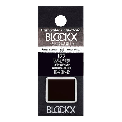BLOCKX Artists' Watercolour Half Pans