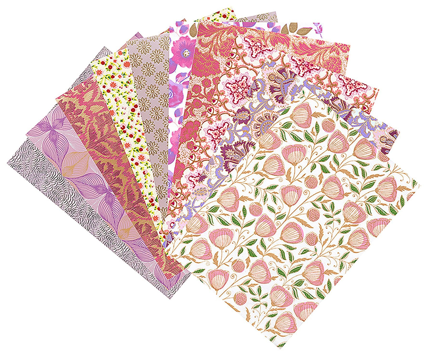 Clairefontaine Pink-Purples A4 20 Sheet 120gsm Artisian Paper Pad